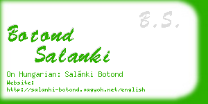 botond salanki business card